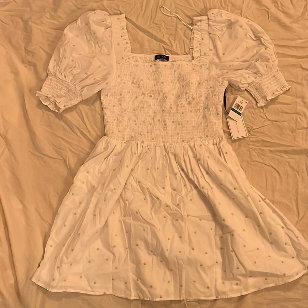 Short puff sleeve 1State dress